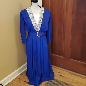 VINTAGE DRESS S.L. FASHIONS LACE